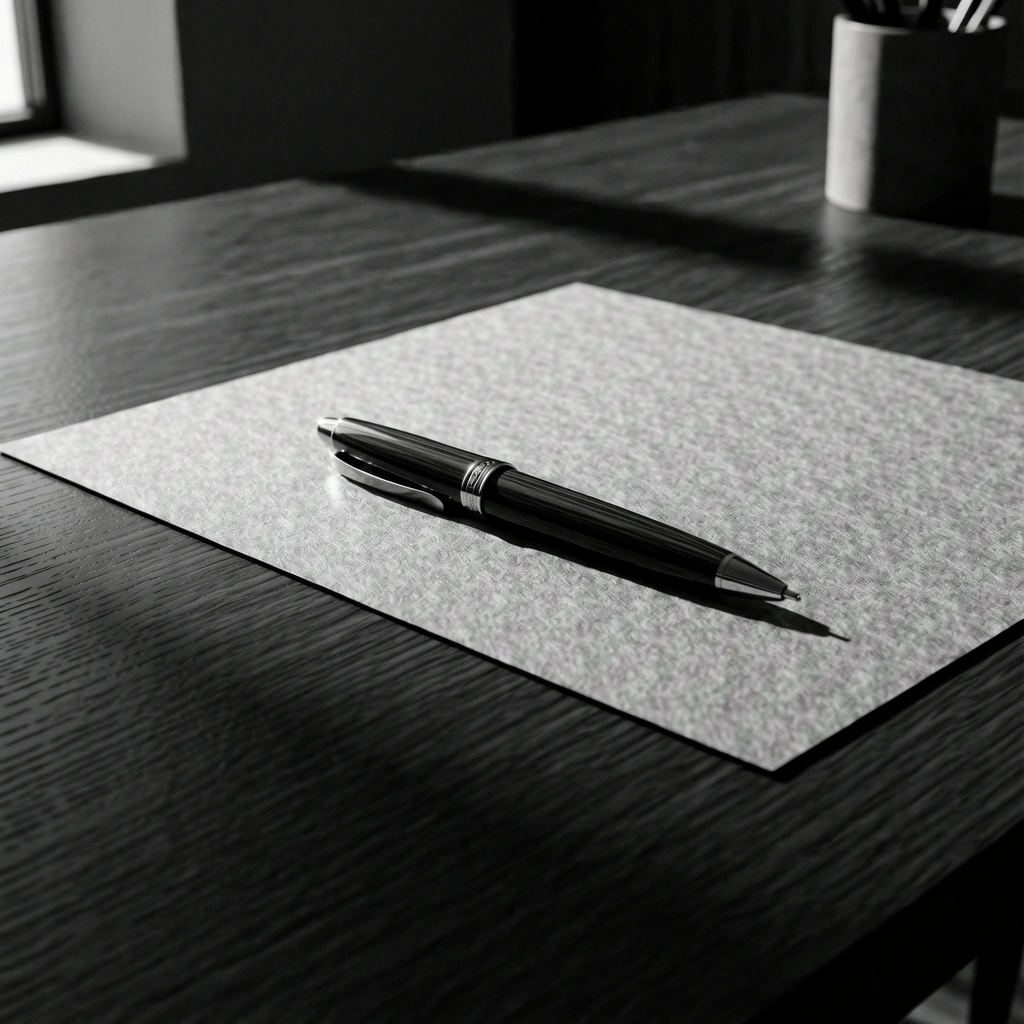 Detalle de escritorio profesional