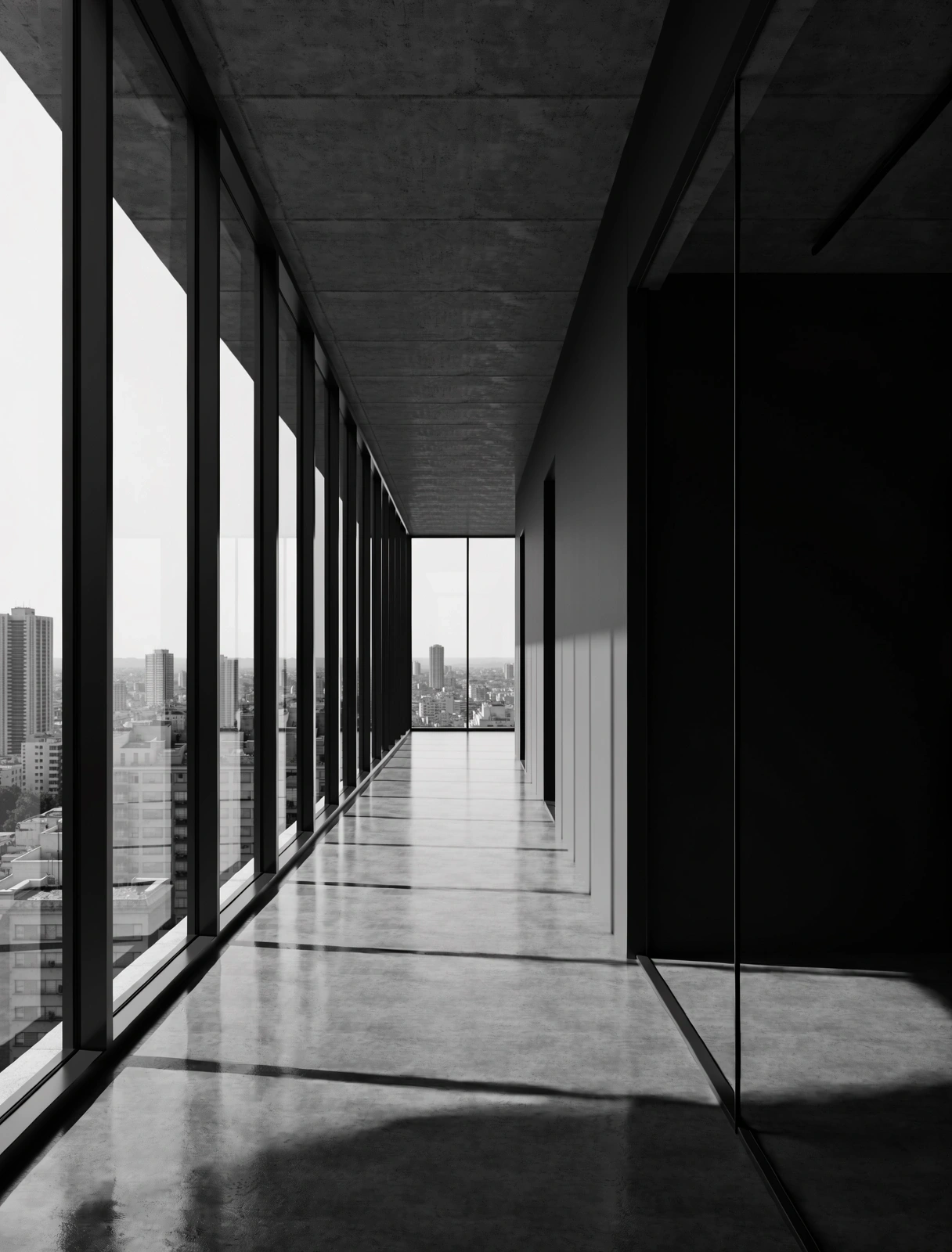 Interior de oficina de alta estrategia